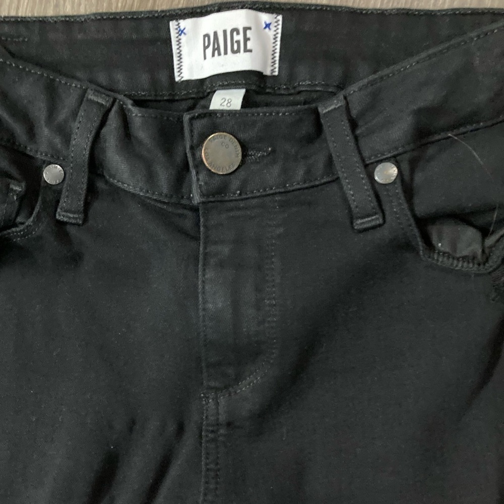 Paige Verdugo‎ Ultra Skinny Women’s Black Jeans Size 28 - Picture 2 of 6